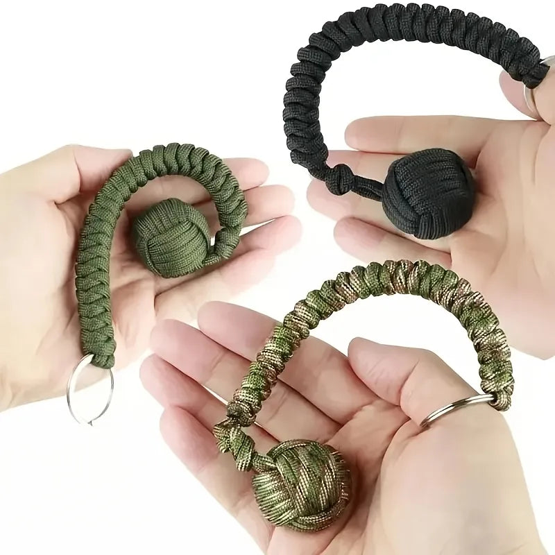 Pathfinder™ Survival Kit: Umbrella Rope, Steel Ball, Paracord Key Chain