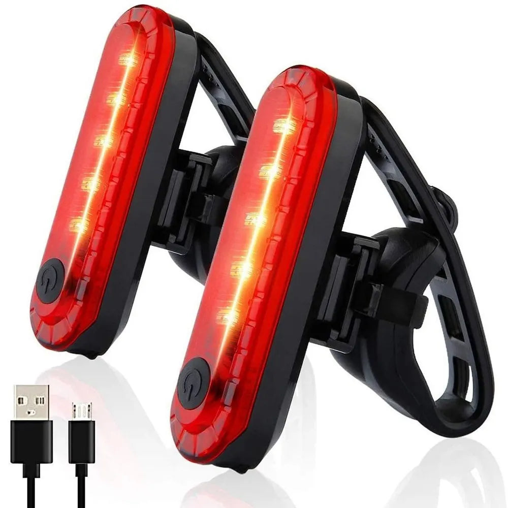 Pathfinder™ USB Rechargeable Bike Tail Light: Bright LED for Night Riding, Cycling Safety, Illuminating the Bicycle's Rear