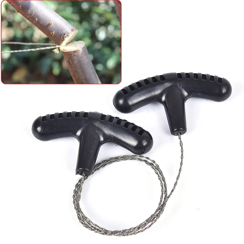 Pathfinder™ Manual Hand Steel Travel Tools: Portable Emergency Survival Gear Steel Wire Chain Saw