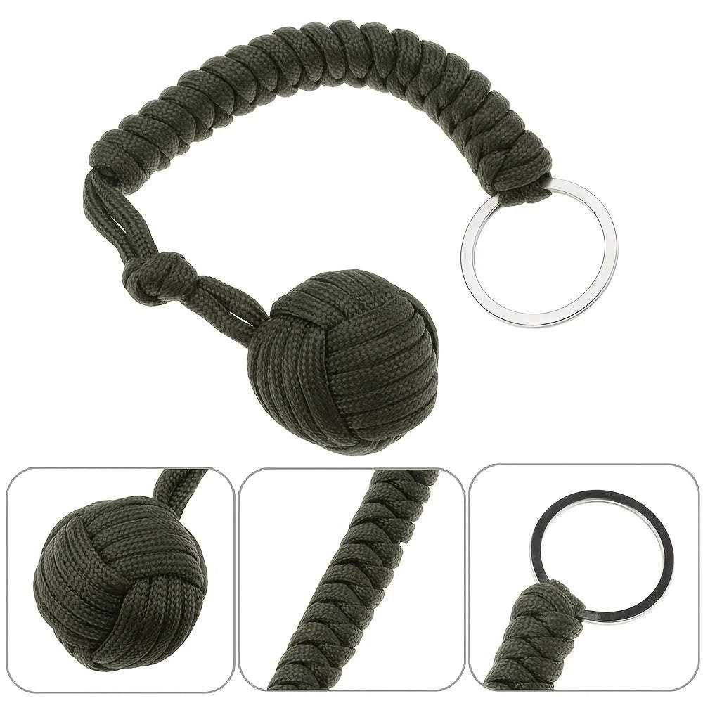 Pathfinder™ Survival Kit: Umbrella Rope, Steel Ball, Paracord Key Chain