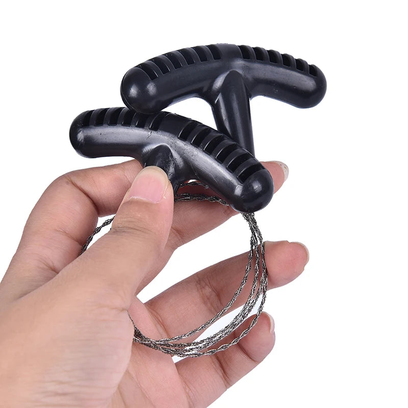 Pathfinder™ Manual Hand Steel Travel Tools: Portable Emergency Survival Gear Steel Wire Chain Saw