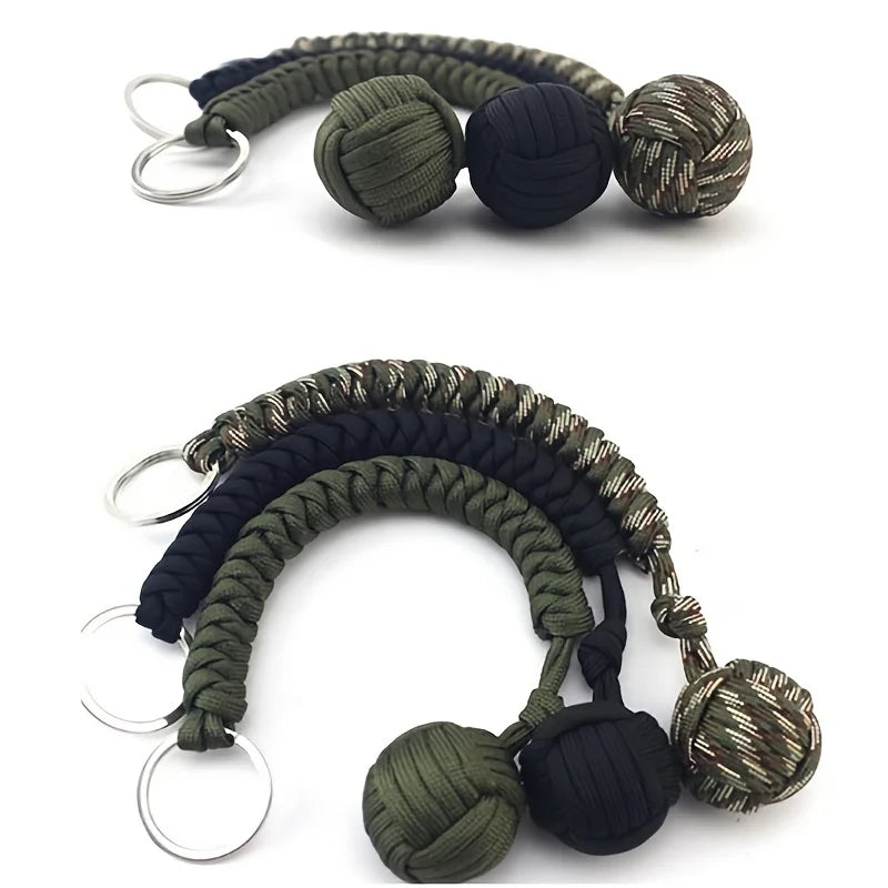 Pathfinder™ Survival Kit: Umbrella Rope, Steel Ball, Paracord Key Chain