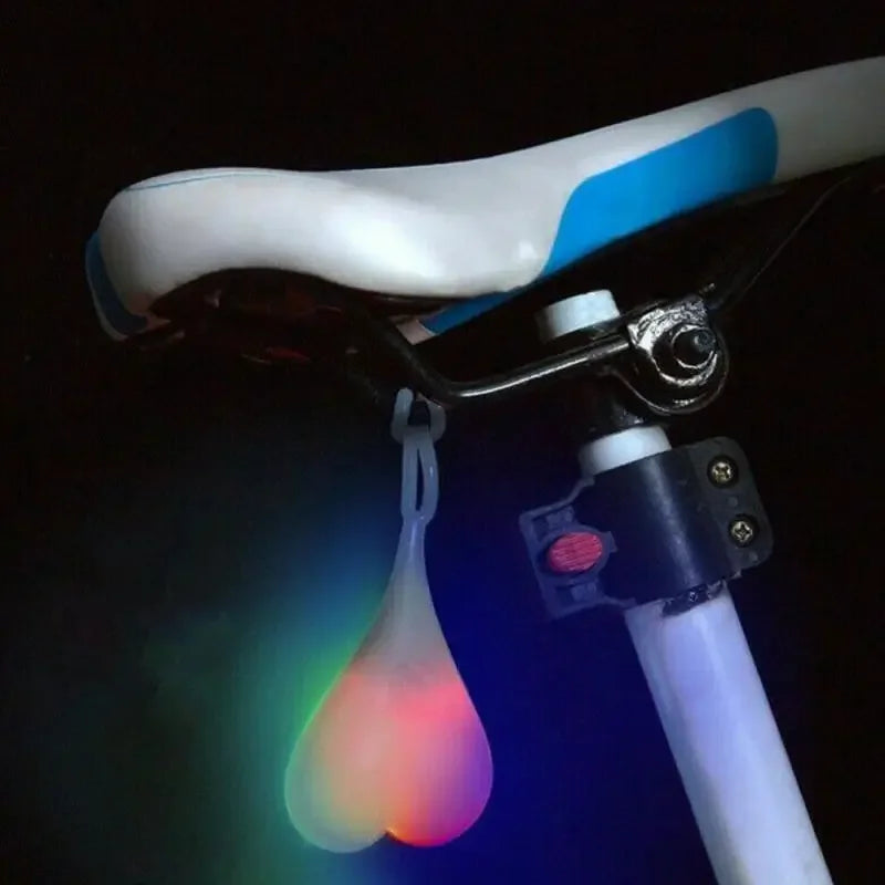 Pathfinder™ Creative Bicycle Rear Taillight: Heart Ball Design, Safety Warning Light, Waterproof LED Lamp in 4 Colors